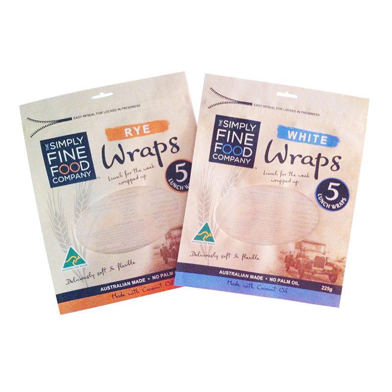 225g Capacity Kraft Paper Pouch with Window and Zipper
