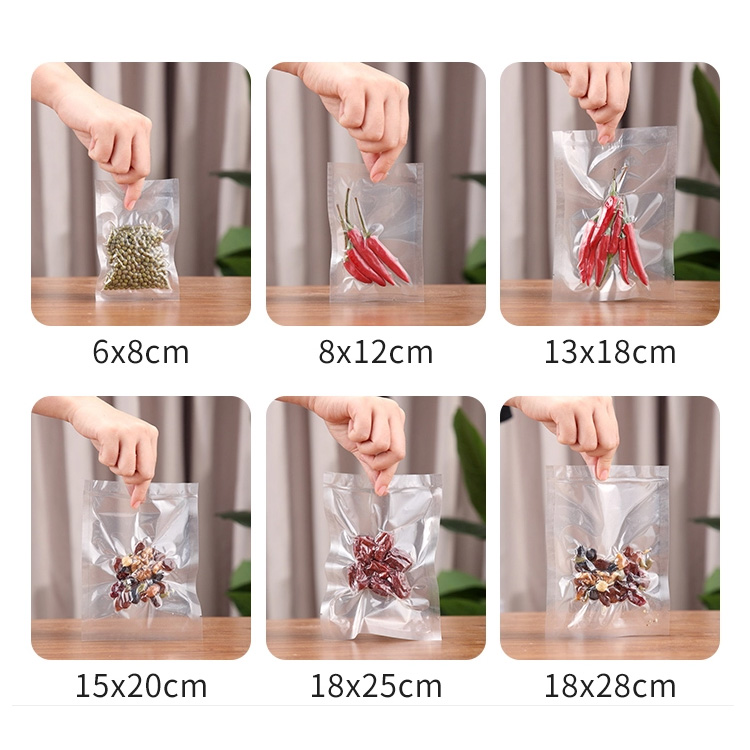 Clear Film Vacuum Frozen Packaging Bag