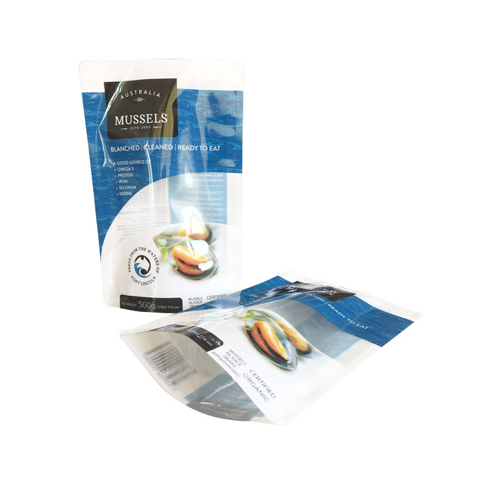 High Barrier PET Clear Packaging Bag with Zipper