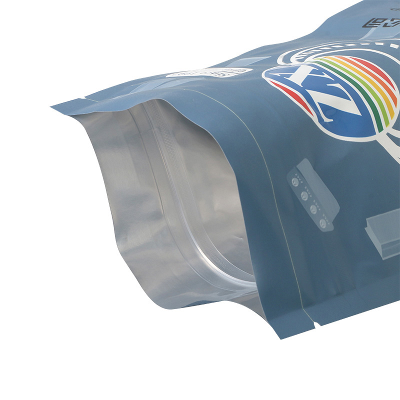Aluminum Foil Flat Food Storage Bag with Zipper