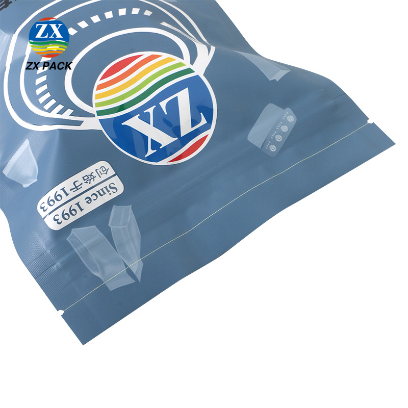 Aluminum Foil Flat Food Storage Bag with Zipper