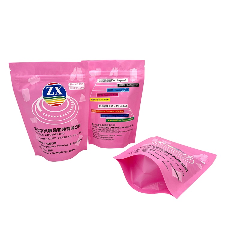 Soft Touch Film Packaging Pouch
