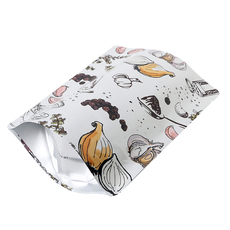 High Barrier Hot Fill Aluminum Foil Stand Up Packaging Pouch