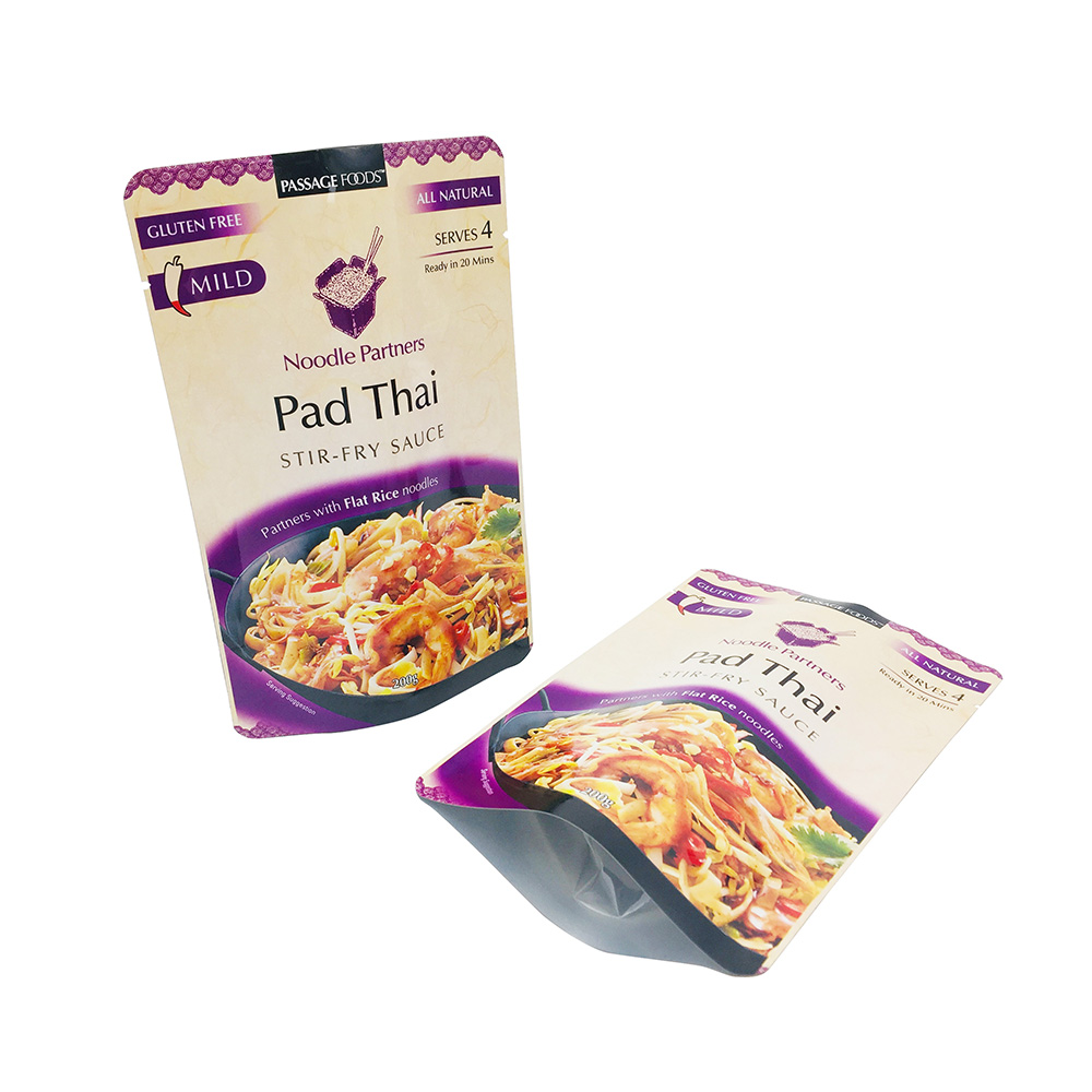 Stand Up Hot Fill Aluminum Foil Packaging Pouch
