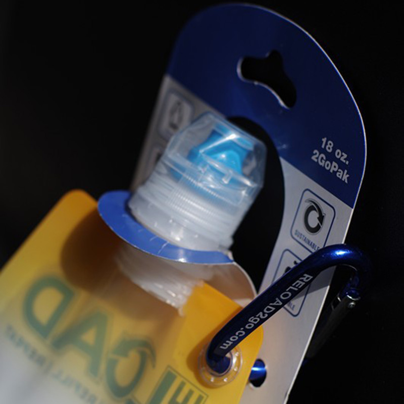 Plastic Clear Drink Water Bag with Handle and Spout
