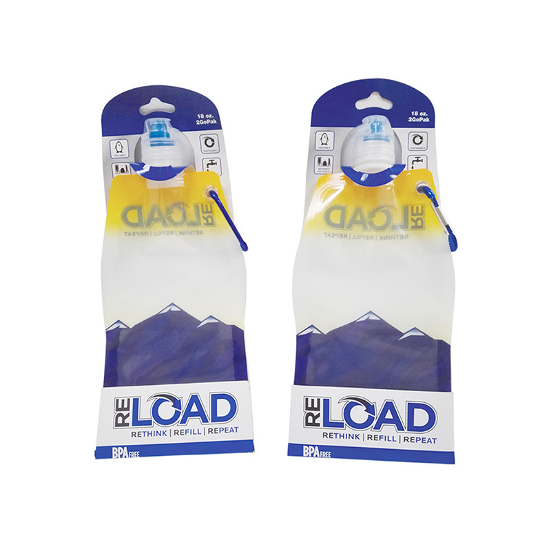 Plastic Clear Drink Water Bag with Handle and Spout
