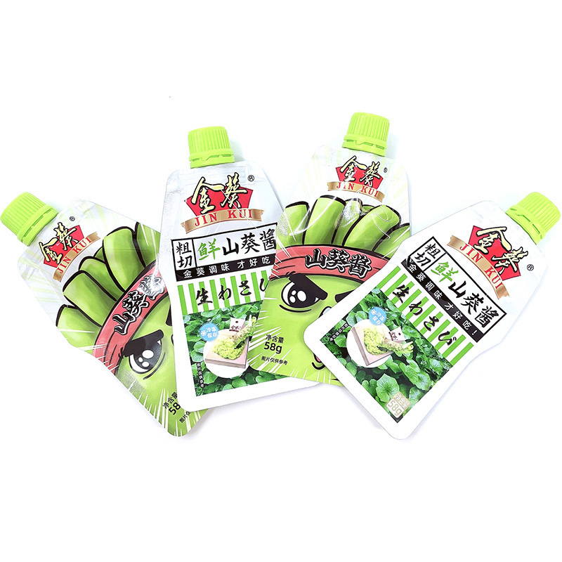 58g Wasabi Sauce Self-Supporting Nozzle Bag