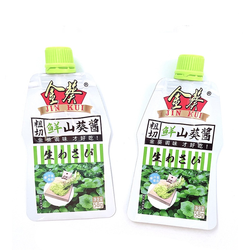 58g Wasabi Sauce Self-Supporting Nozzle Bag