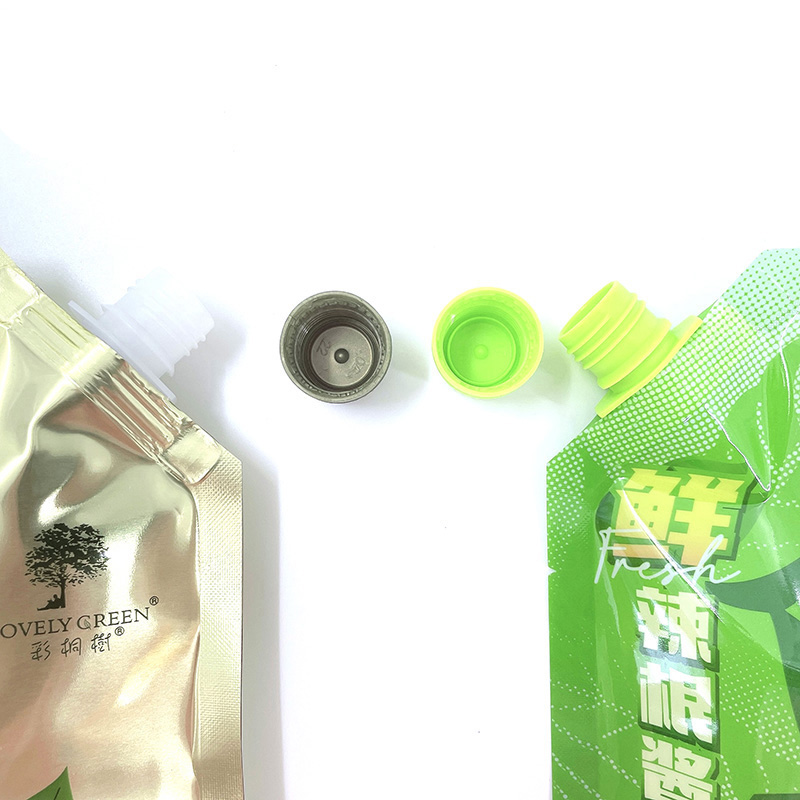 Plastic Packaging Sauce Pouch with Spout