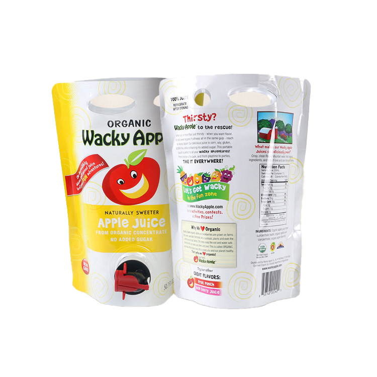 Stand Up Flat Bottom Spout Pouch with Valve