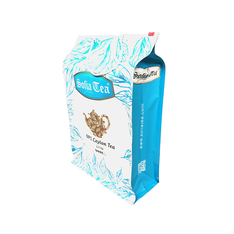 Zipper Flat Bottom Stand Up Pouch with Handle