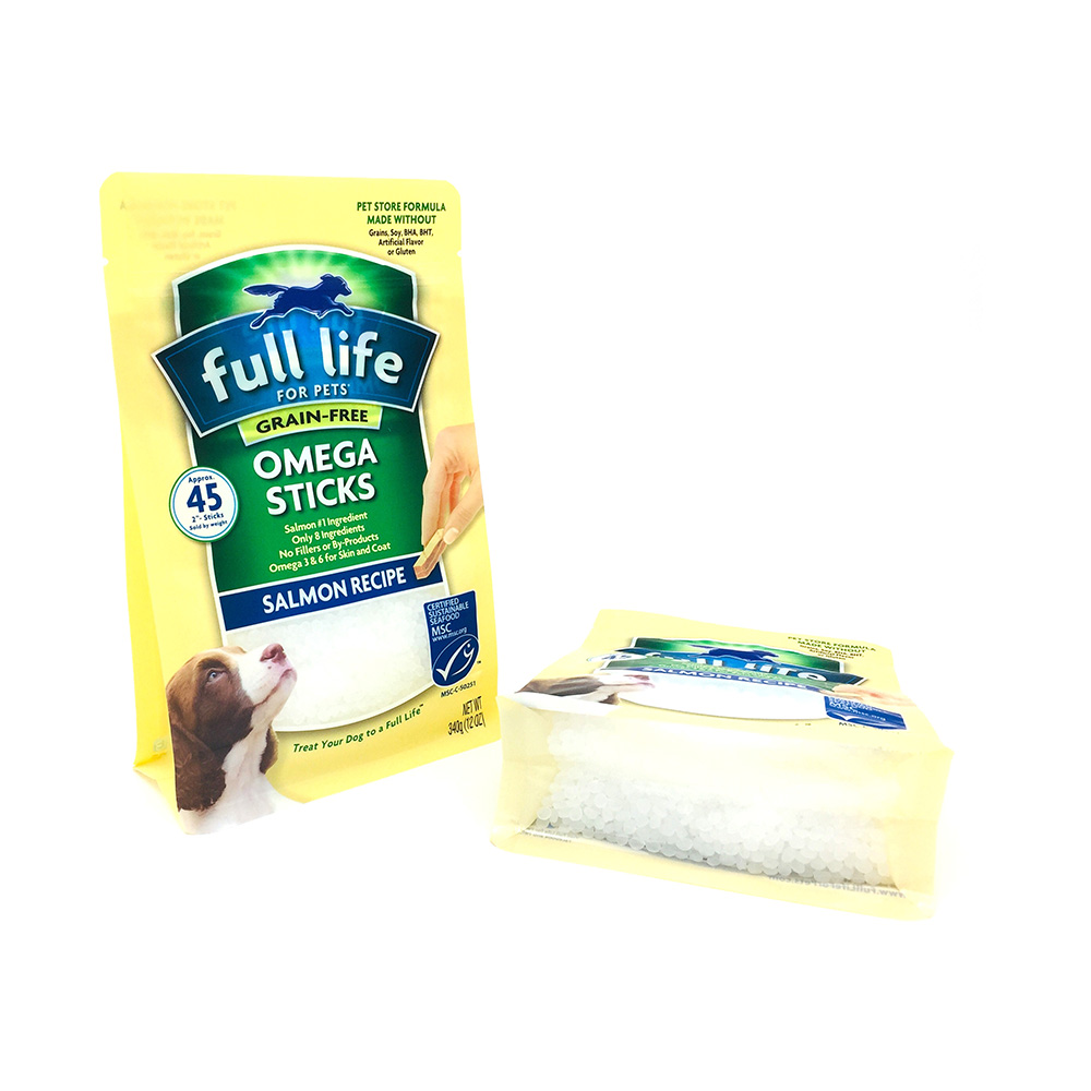 Aluminum Foil Ziplock Pouch with Flat Bottom