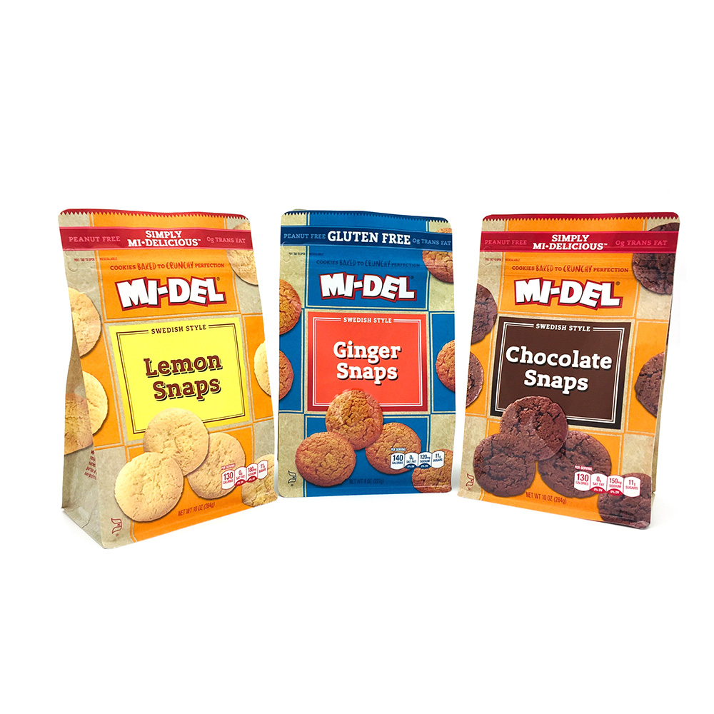 Side Gusset Stand Up Cookies Packaging Pouch