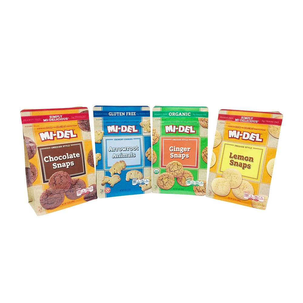 Side Gusset Stand Up Cookies Packaging Pouch
