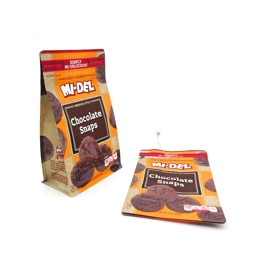 Side Gusset Stand Up Cookies Packaging Pouch