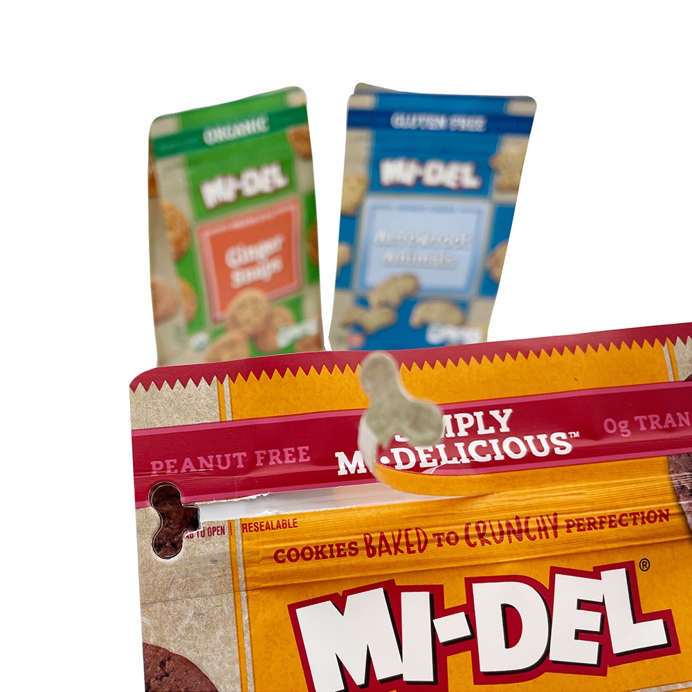 Side Gusset Stand Up Cookies Packaging Pouch