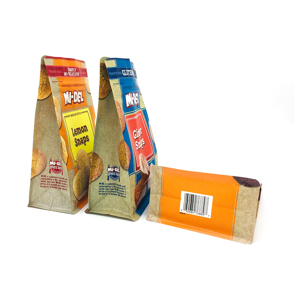 Side Gusset Stand Up Cookies Packaging Pouch