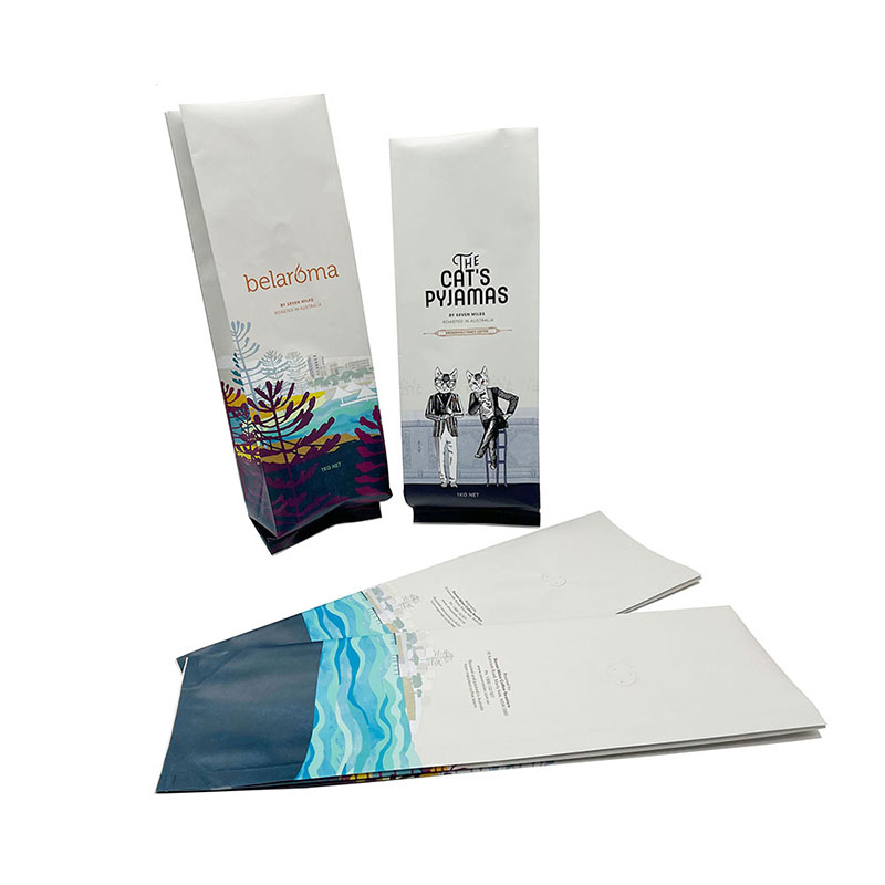 Coffee Bean Side Gusset Packaging Pouch with Valve