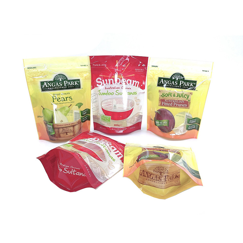 Plastic Packaging Stand Up High Barrier Doypack with Zipper