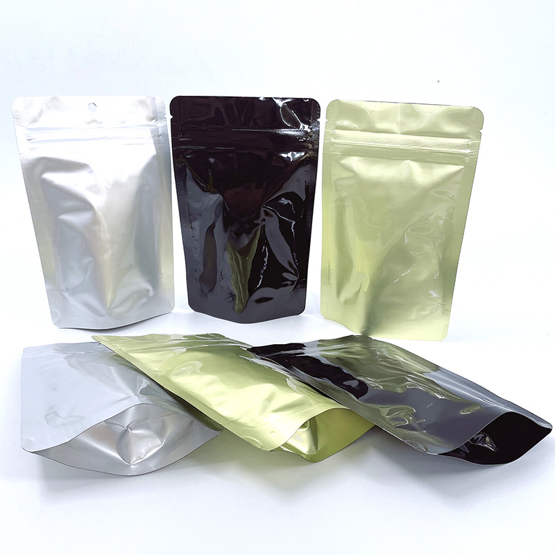 High Barrier Custom Aluminum Foil Ziplock Doypack