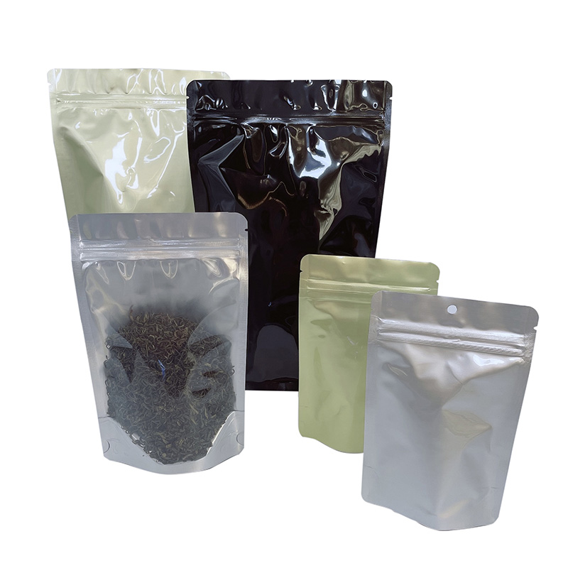 High Barrier Custom Aluminum Foil Ziplock Doypack