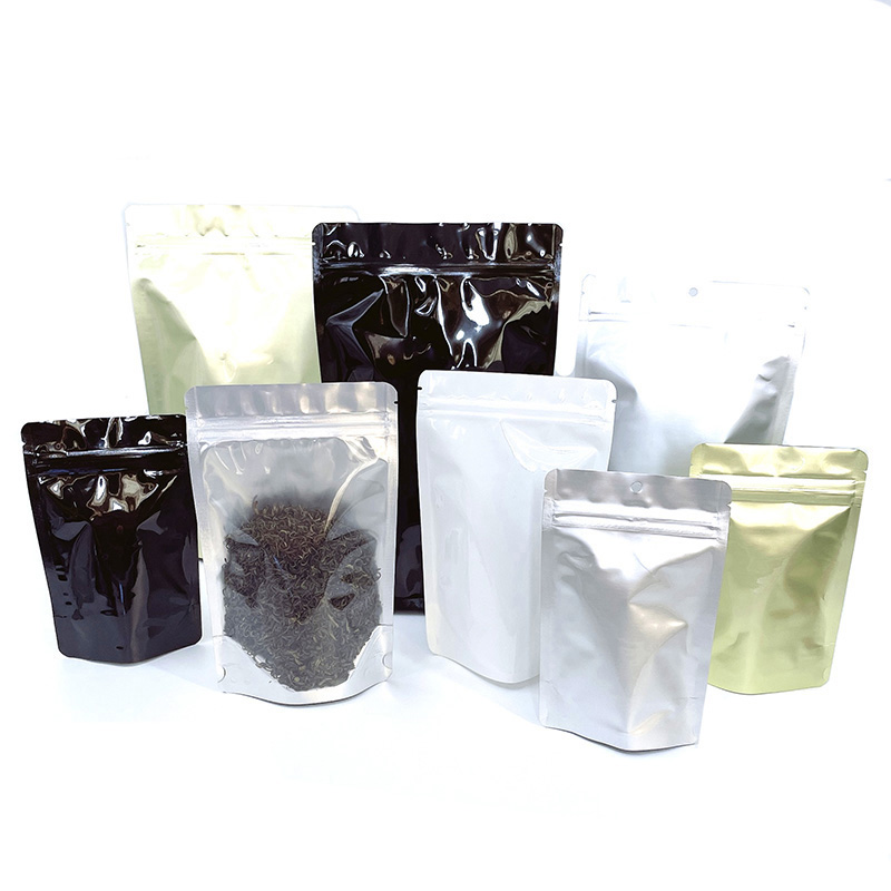 High Barrier Custom Aluminum Foil Ziplock Doypack