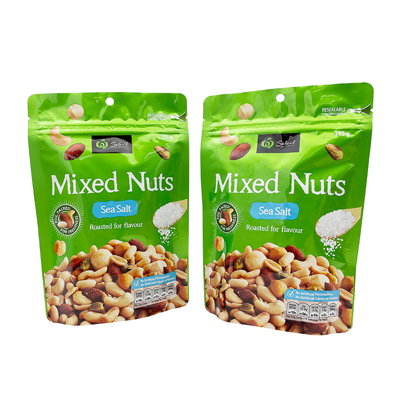 Customized Stand up Nut Food Packaging Doypack