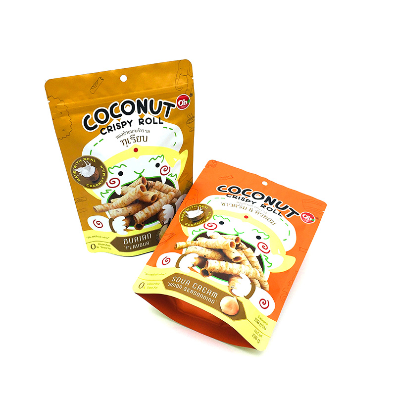 Recyclable Aluminum Foil Plated Snacks Doypack