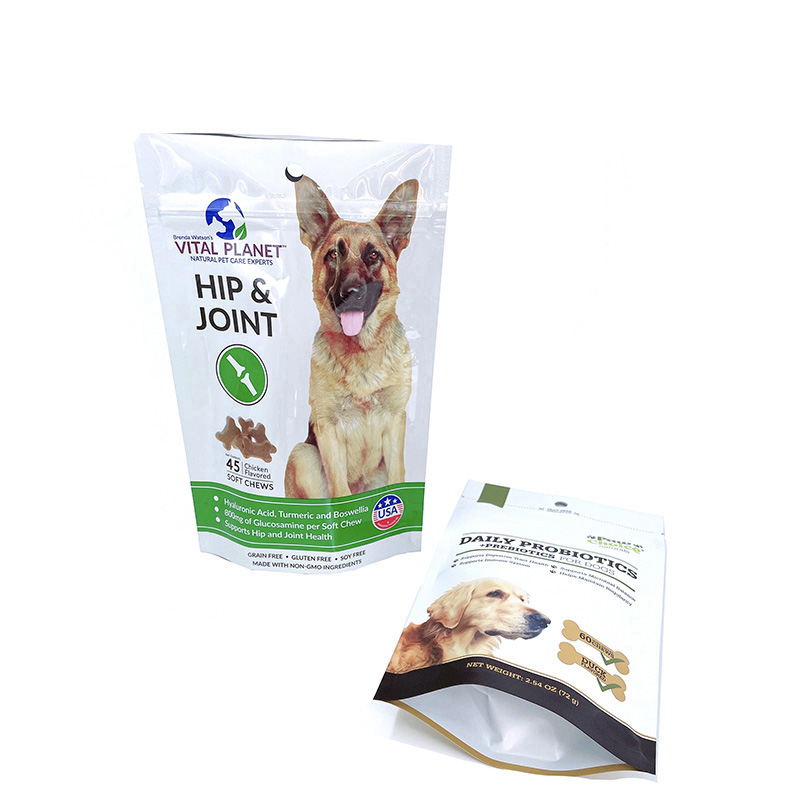 Stand Up Barrier Pouches with Resealable Zipper