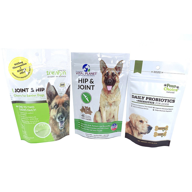 Stand Up Barrier Pouches with Resealable Zipper