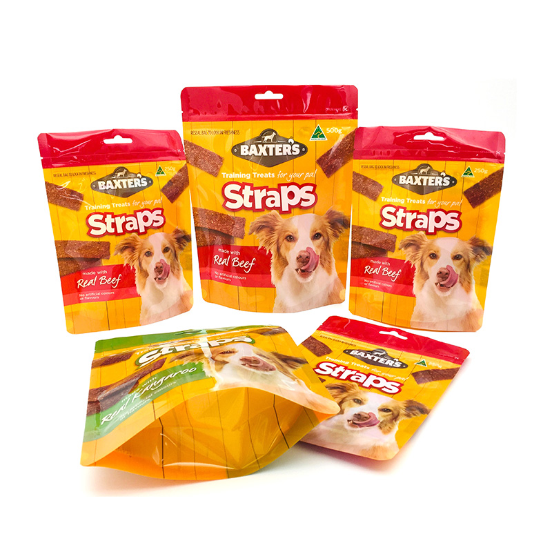 Dog Treats Stand Up Food Pouches