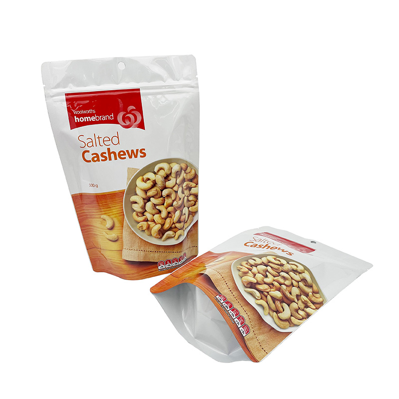 Nuts Packaging Stand Up Pouch with Zipper