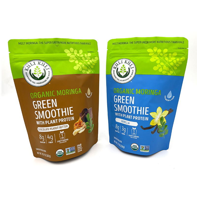 Custom Stand Up Pouches with Vacuum Zipper