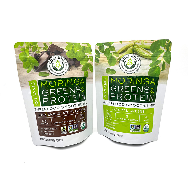 Custom Stand Up Pouches with Vacuum Zipper