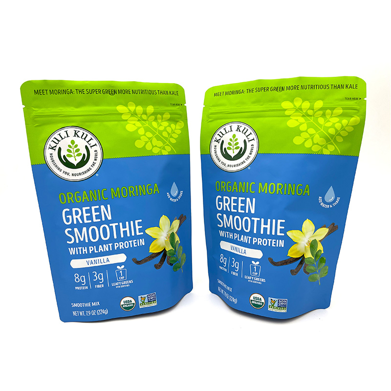 Custom Stand Up Pouches with Vacuum Zipper