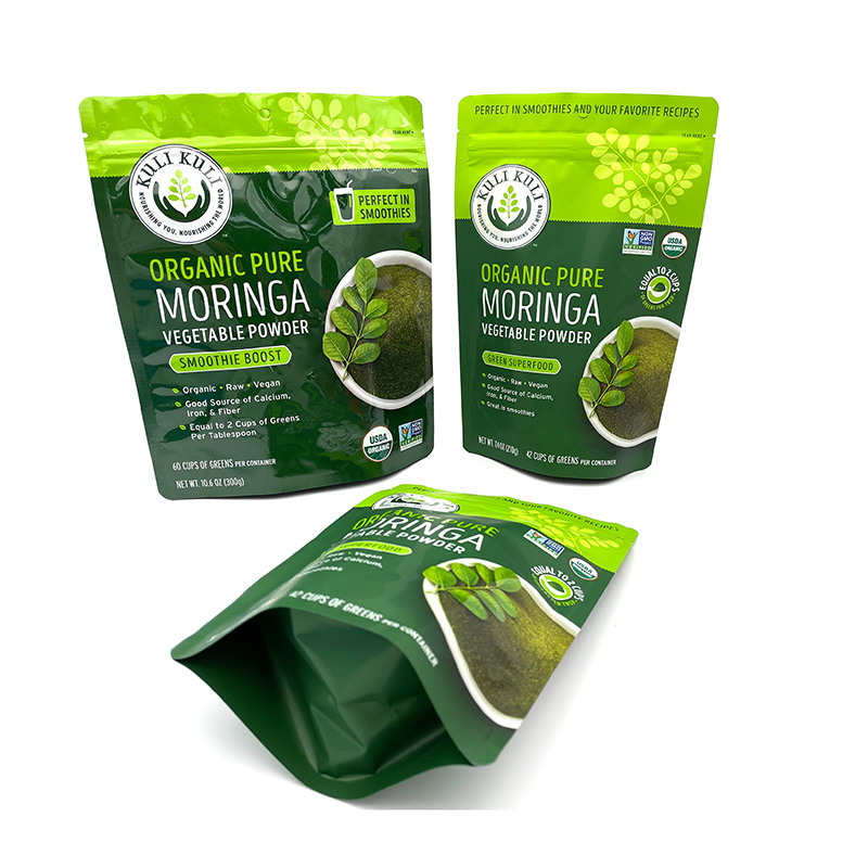 Custom Stand Up Pouches with Vacuum Zipper