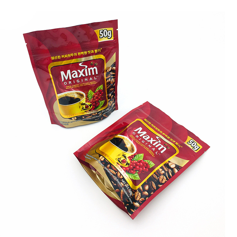 Coffee Packaging Plastic Zip Pouch Bag
