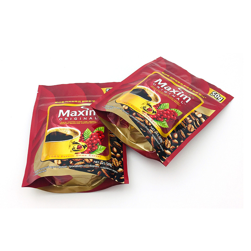 Coffee Packaging Plastic Zip Pouch Bag