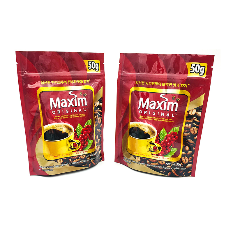 Coffee Packaging Plastic Zip Pouch Bag