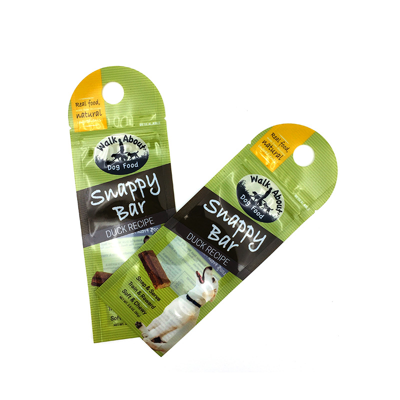 Customizable 3-Side Seal Dog Food Packaging Pouch