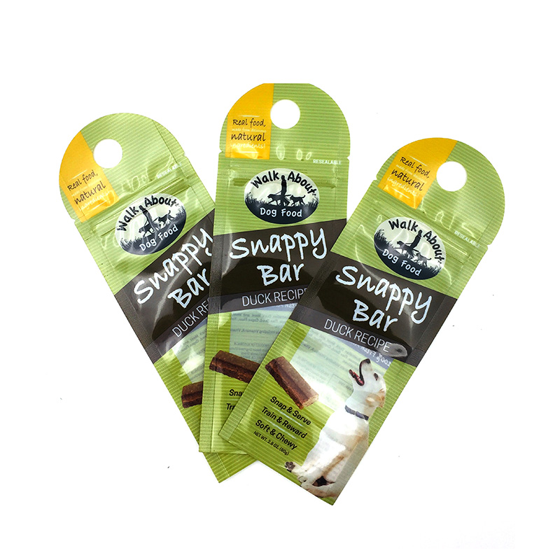 Customizable 3-Side Seal Dog Food Packaging Pouch