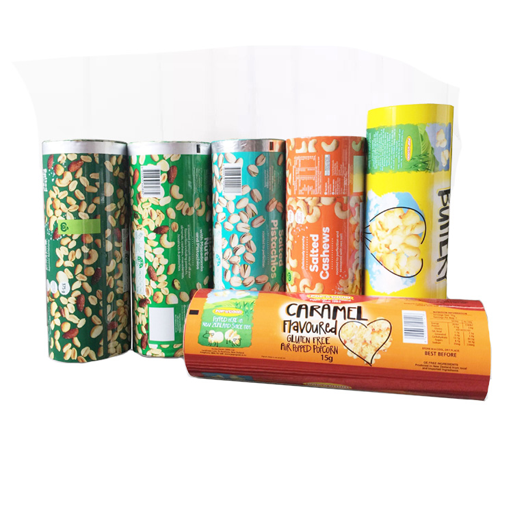 Custom Printed Roll-stock Food Packaging Roll Film