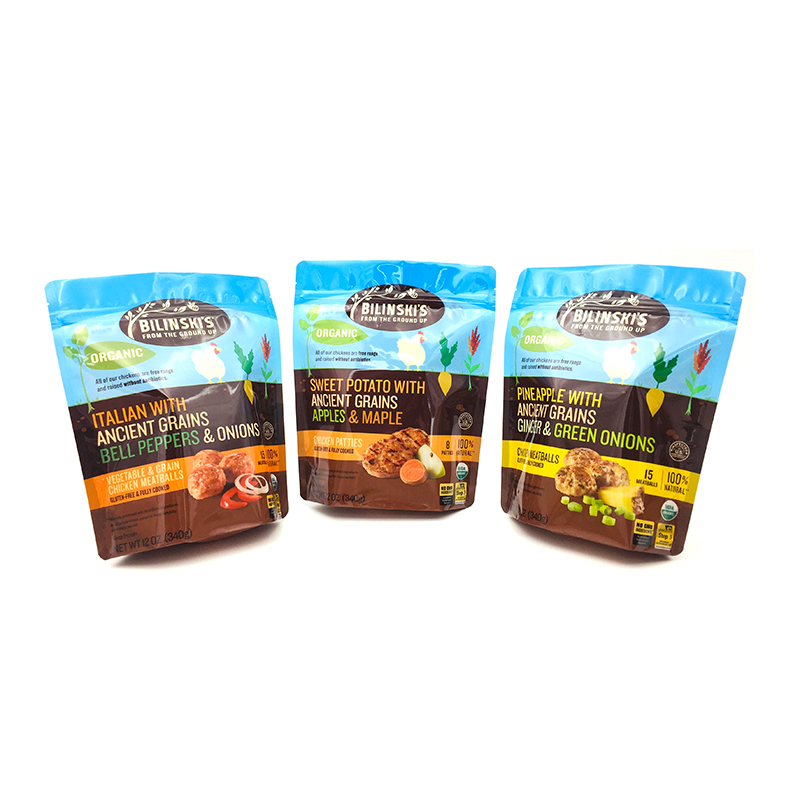 Zipper Stand Up Food Frozen Packaging Bag
