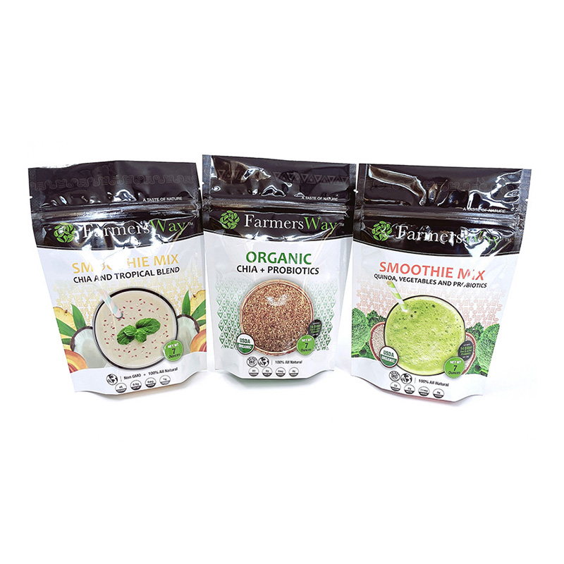 Customized Zipper Protein Powder Packaging Bag