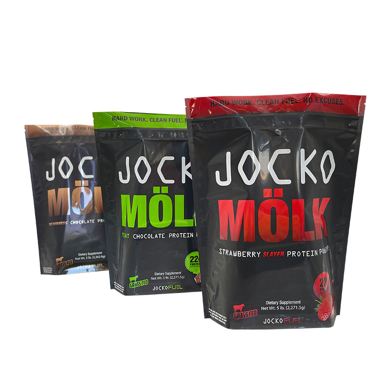 Ziplock Stand Up Pouch for Protein Powder Package