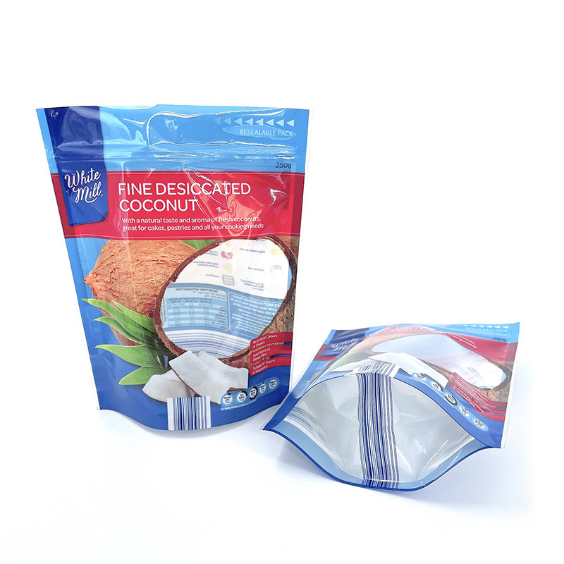 Dried Fruit Ziplock Stand Up Pouch with Window
