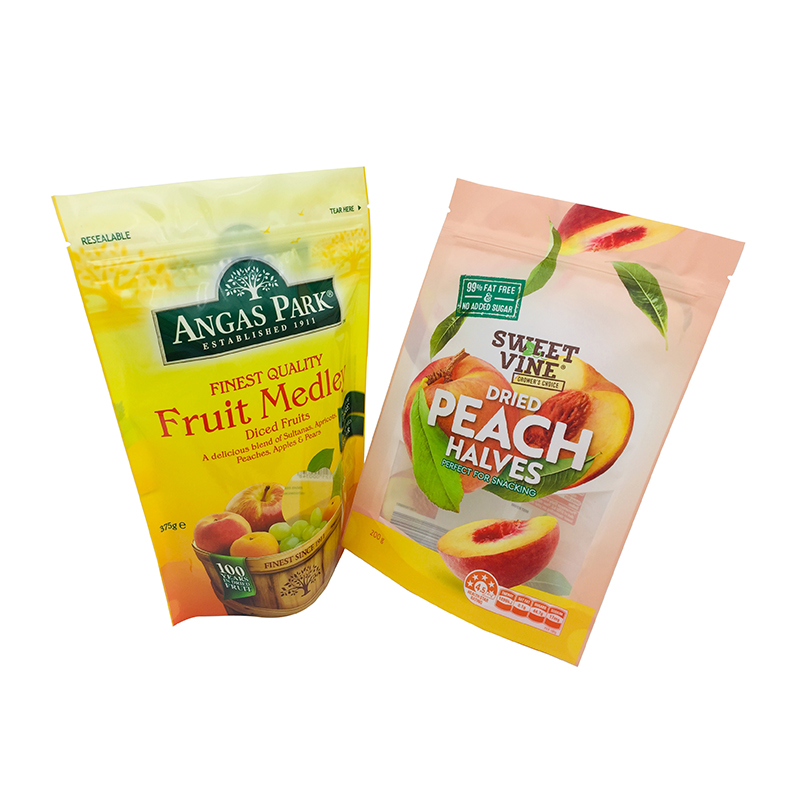Stand Up Pouch for Dried Fruits Packaging with Ziplock