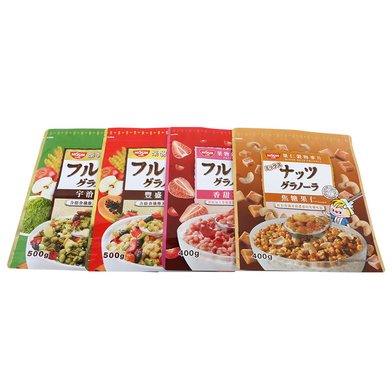 Resealable Cereal Fruit Oatmeal Package Pouch
