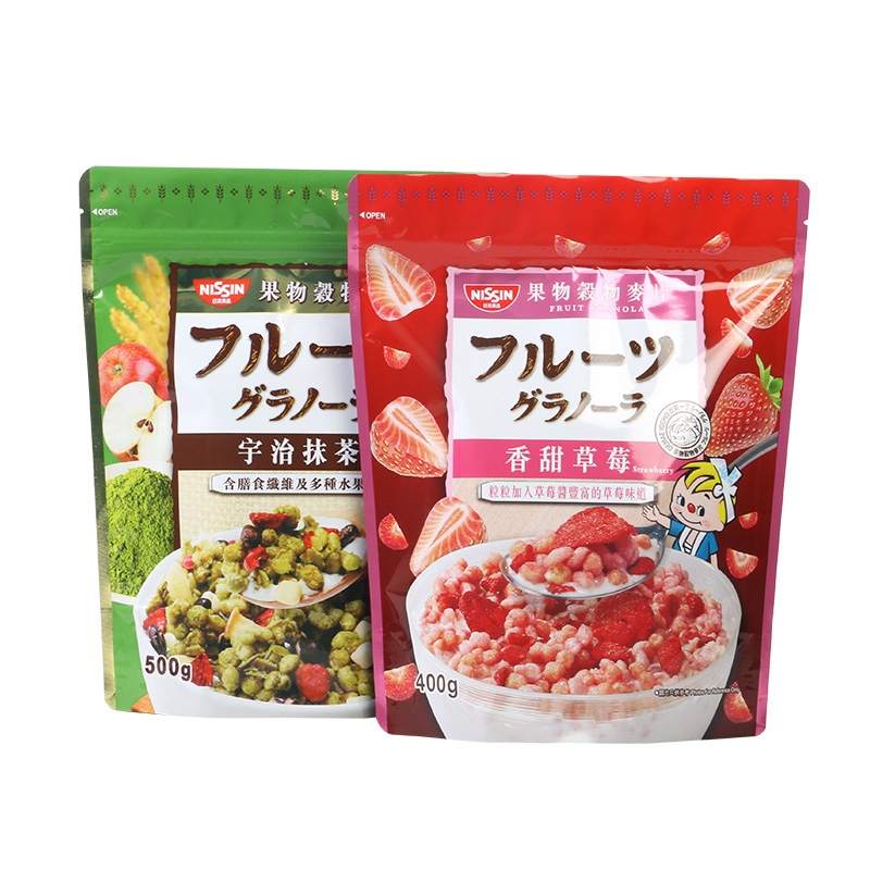 Resealable Cereal Fruit Oatmeal Package Pouch
