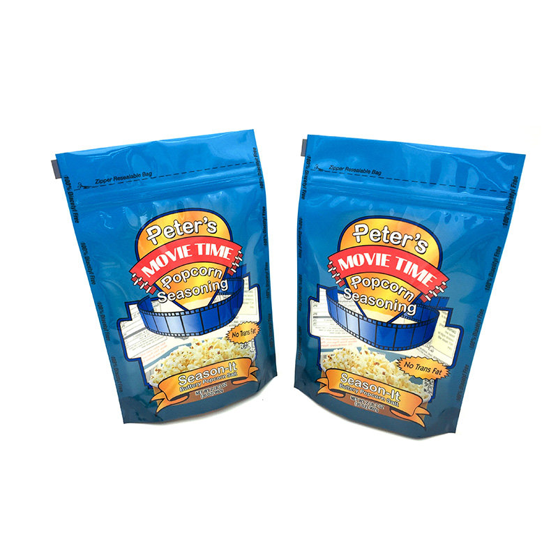 High Barrier Glossy Finish Snacks Packaging Doypack